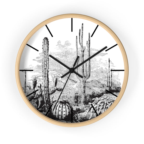 Wall Clock, Clocks, Midwest, Desert Theme, Wooden Clock, Time, Wall Decor