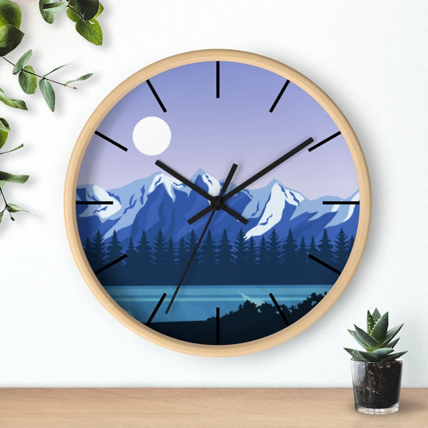 Blue Mountain Wall Clock