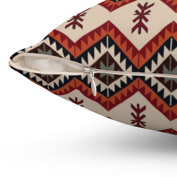 Throw Pillow Valencia Valley Southwestern Spun Polyester Square Pillow