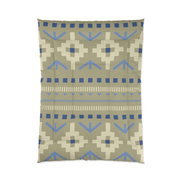 Rustic Earth Toned Comforter, Multiple Sizes