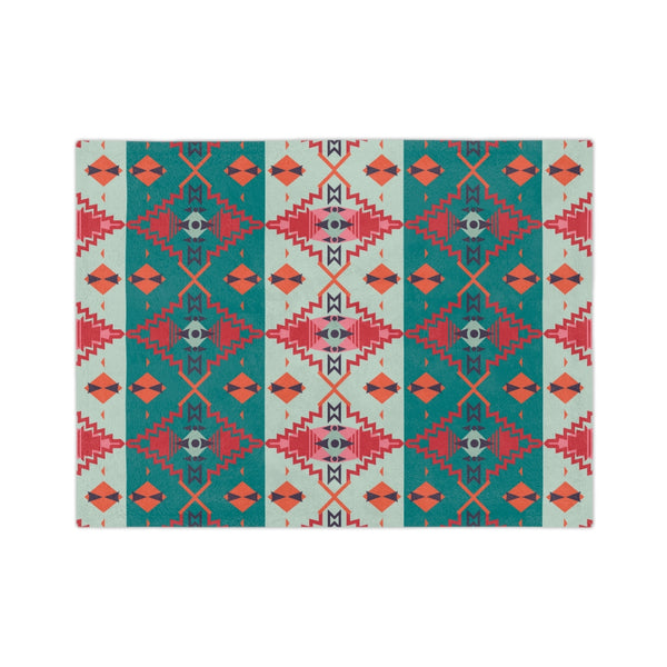 Velveteen Minky Blanket Sahara Sunset Southwestern Throw Blanket