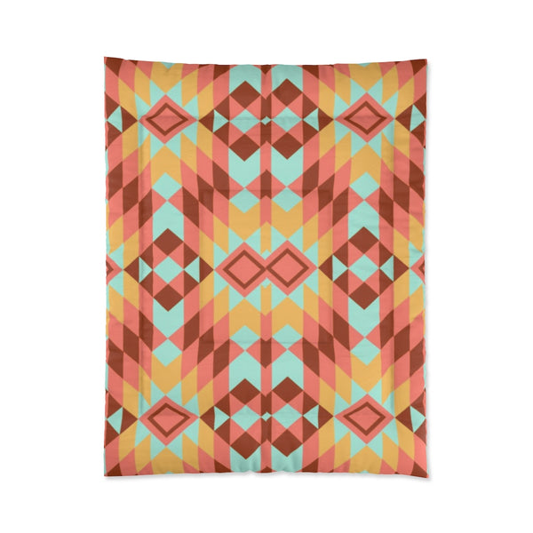 Redwood Creek Comforter, Rustic Bohemian Bedding