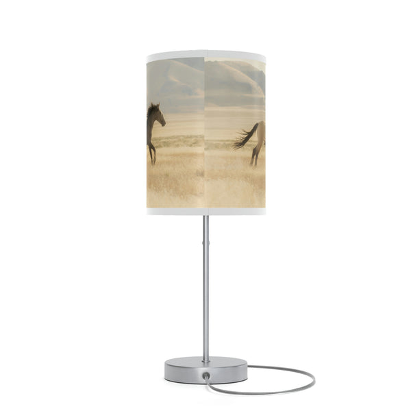 Table Lamp for Bedroom Western Decor Lighting for Office Lamp Galloping Horses