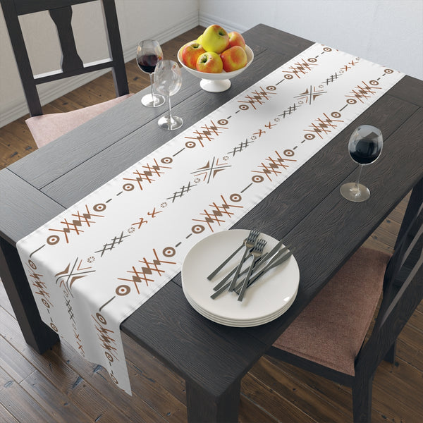 Table Runner Cotton or Polyester Two Sizes Bohemian Simplistic Runner for Table Serving Hosting Accessories