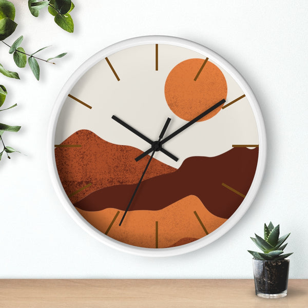 Wall Clock, Clocks, Midwest, Desert Theme, Wooden Clock, Time, Wall Decor