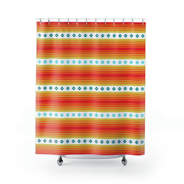 Southwestern Shower Curtain for Bathroom Western Shower Curtain Bathroom Decor One Size