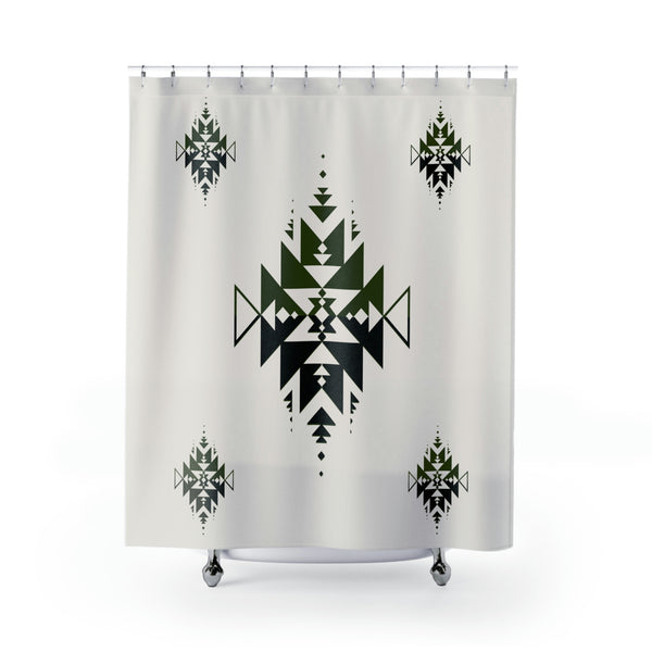 Southwestern Sand Dune Valley Shower Curtain - Polyester Anti-Wrinkle Fabric