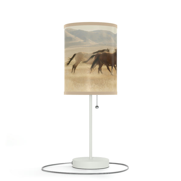 Table Lamp for Bedroom Western Decor Lighting for Office Lamp Galloping Horses
