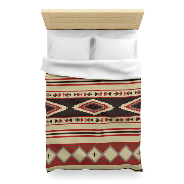 Southwestern Microfiber Duvet Cover Bedding Bedroom Decor Bohemian Rio Vista Print, Two Sizes