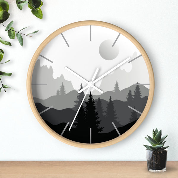 Wall clock Full Moon Forrest