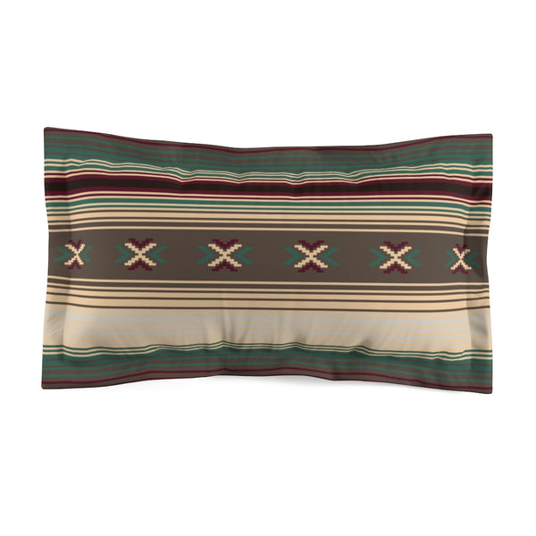 Pillow Case Sham Cross Trail Microfiber Pillow Sham Southwestern Bedding for Bedroom