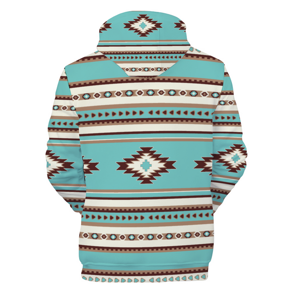 Diamond Canyon Unisex All Over Print Terrycloth Hoodie with Pockets
