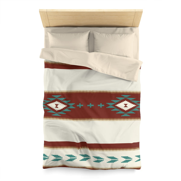 Microfiber Duvet Cover Sedona Falls Print, Twin Queen & King Sizes, Polyester Duvet Cover Bedding for Bedroom