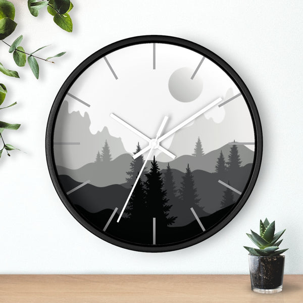 Wall clock Full Moon Forrest
