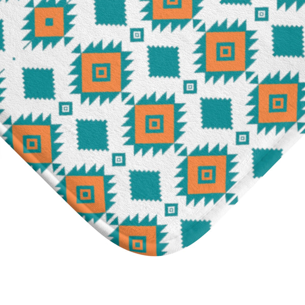 Southwestern Bath Mat | Boho Bathroom Mat Rug