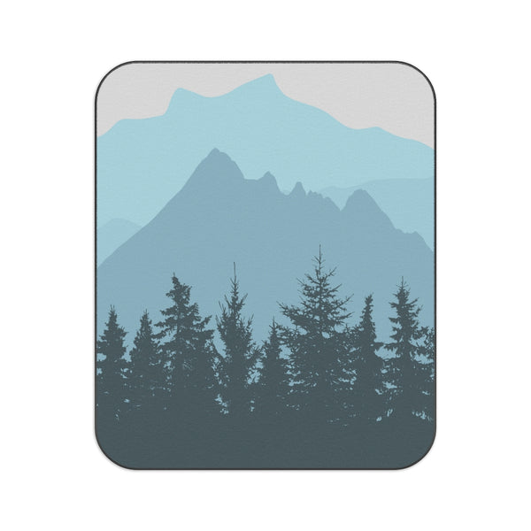 Picnic Blanket Treetop Mountain Pattern Lawn Picnic Blanket Beach Blanket with Strap One Size One Sized Print Gifts  Blanket