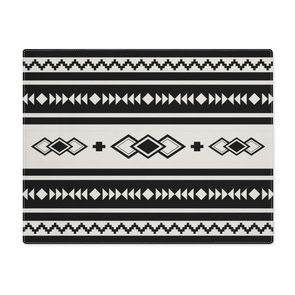 Southwestern Placemats Cotton Black Sands Print
