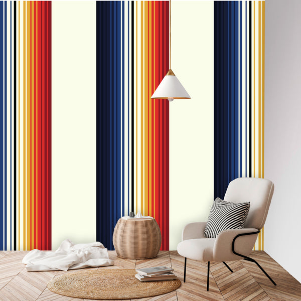 Wall Mural Wallpaper Mexican Blanket Pattern, Easy to Use Easy to Remove, 4 Sizes