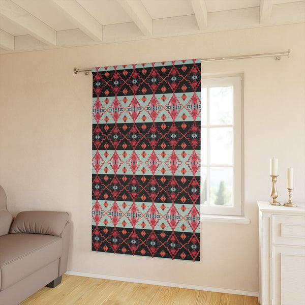 Window Curtains Sahara Night Black Out Curtain Southwestern Decor