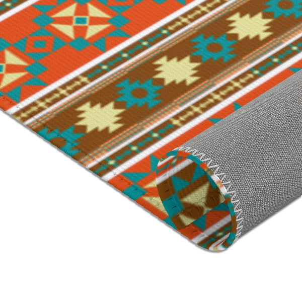 Area Rugs Southwest Aztec Print Rug