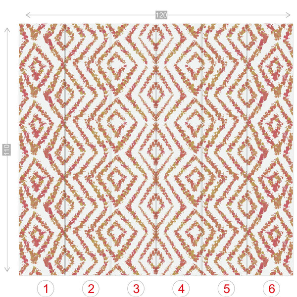 Wall Mural Wallpaper Southwestern Bohochic Wall Art Decor 3 Sizes East to Use