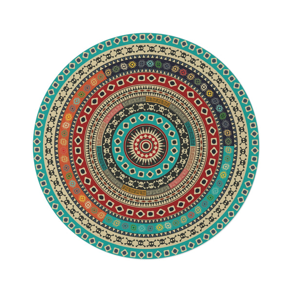 Accent Rug for Living Room Round Rug for Bedroom Rugs for Office Chenille Polyester Rug