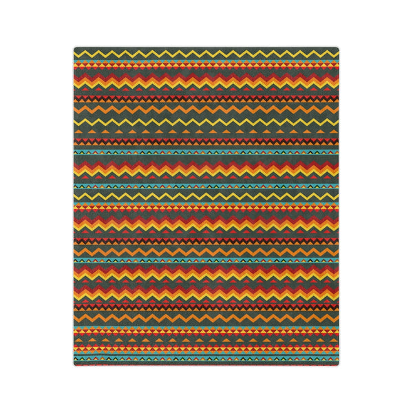 Southwestern Blanket Sahara Sunrise Velveteen Minky Blanket Three Sizes Polyester One Sided Print Soft Fleece Mexican Blanket Style