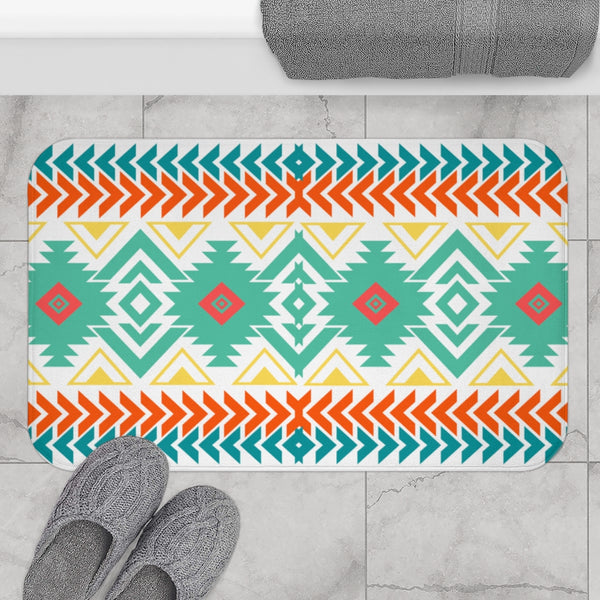Bath Mat, Southwestern, Shower Mat, Boho Bath Mat