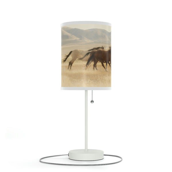 Table Lamp for Bedroom Western Decor Lighting for Office Lamp Galloping Horses
