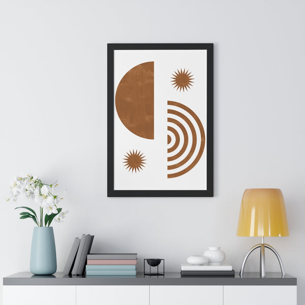 Simple Modern Framed Vertical Poster