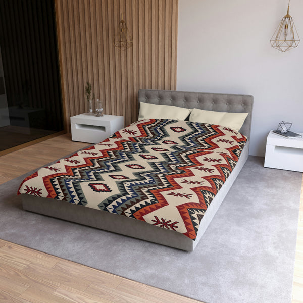 Valencia Valley Microfiber Duvet Cover Southwestern Comforter Cover Bedding