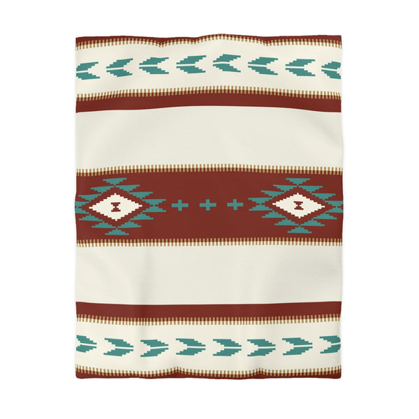 Microfiber Duvet Cover Sedona Falls Print, Twin Queen & King Sizes, Polyester Duvet Cover Bedding for Bedroom