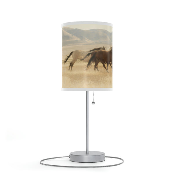 Table Lamp for Bedroom Western Decor Lighting for Office Lamp Galloping Horses