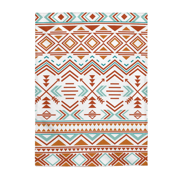 Aztec Southwest Velvet Plush Throw Blanket, Gifts, Velveteen Plush Blanket, Throw Blanket, Southwestern, Throw Blanket Couch, Blankets & Throws