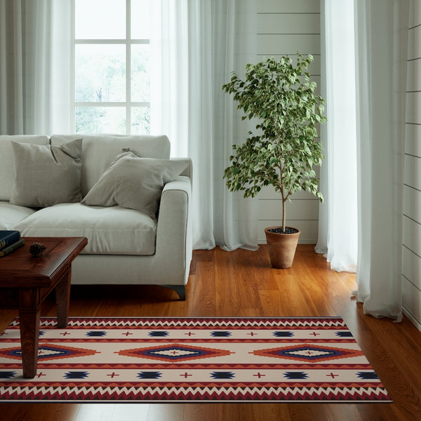 Valencia Valley Accent Rug Southwestern Area Rug Accent Rug Bohemian Decor Bedroom Living Room, 3 Sizes Available