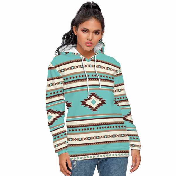 Diamond Canyon Unisex All Over Print Terrycloth Hoodie with Pockets