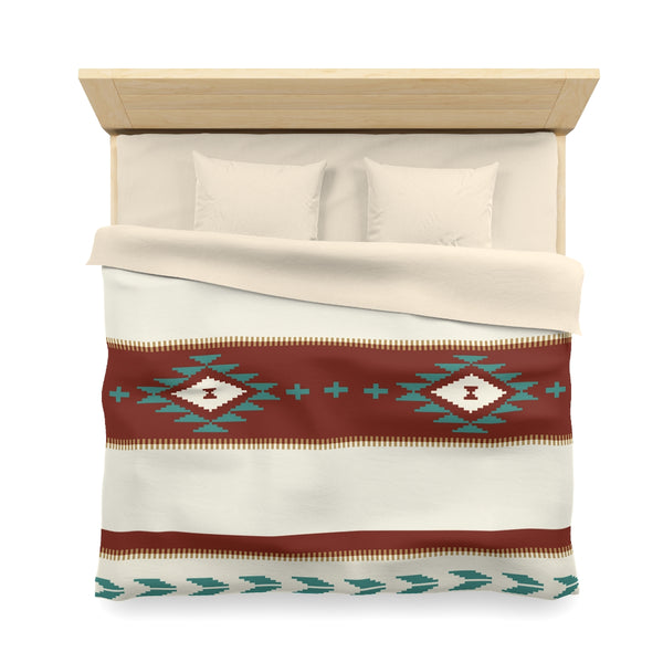 Microfiber Duvet Cover Sedona Falls Print, Twin Queen & King Sizes, Polyester Duvet Cover Bedding for Bedroom