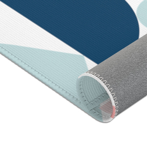 Area Rugs Pastel Retro Abstract Design