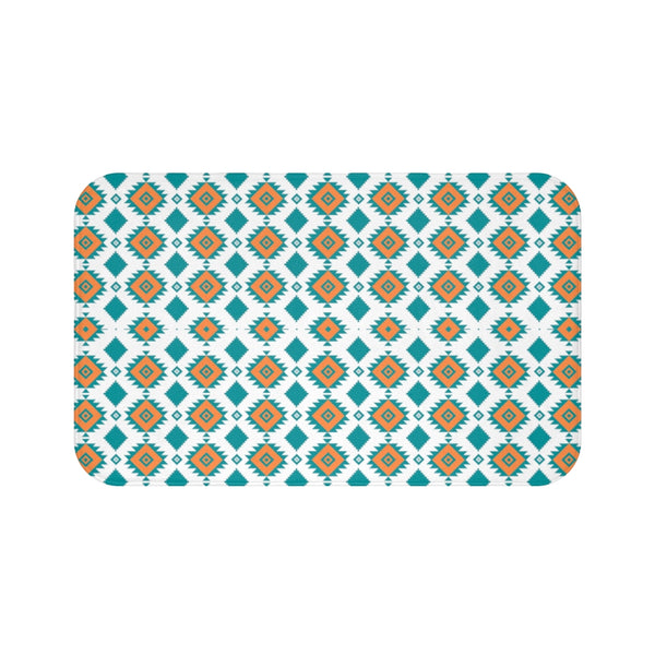 Southwestern Bath Mat | Boho Bathroom Mat Rug