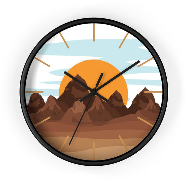 Sunrise Mountain Wall Clock