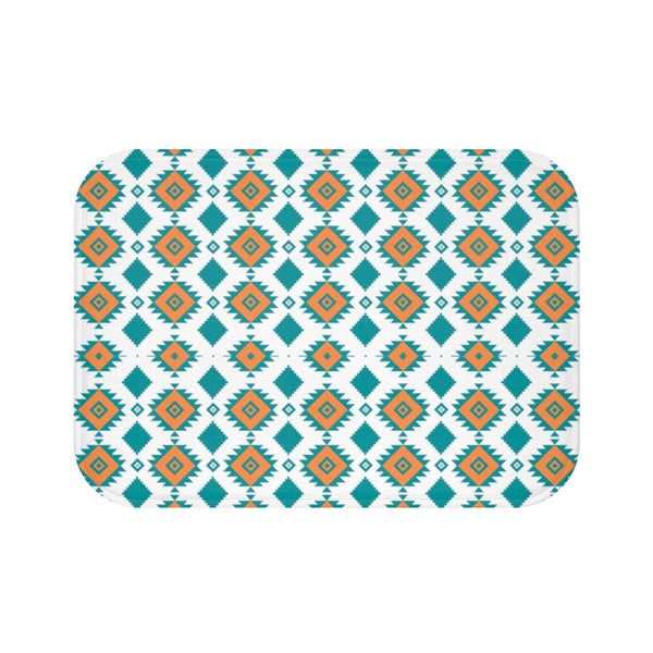 Southwestern Bath Mat | Boho Bathroom Mat Rug