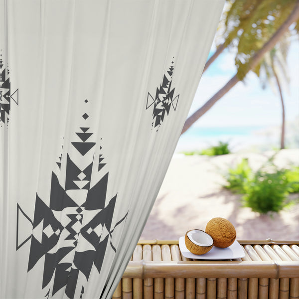 Southwestern Blackout Curtain (1 Pc) Sand Dune Print, Polyester One Size - 50" x 84", One Sided Print