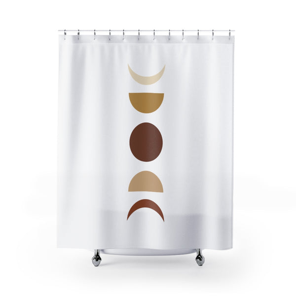 Moon Phases Shower Curtain