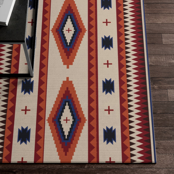 Valencia Valley Accent Rug Southwestern Area Rug Accent Rug Bohemian Decor Bedroom Living Room, 3 Sizes Available