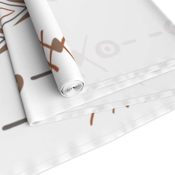 Table Runner Cotton or Polyester Two Sizes Bohemian Simplistic Runner for Table Serving Hosting Accessories