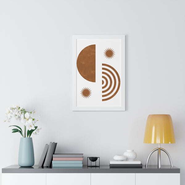 Simple Modern Framed Vertical Poster