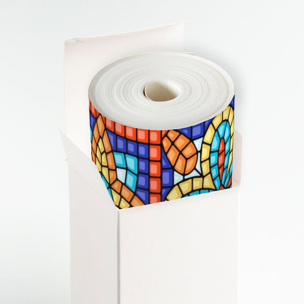 Wallpaper Panels Bold Mosaic Print Multiple Sizes, Samples Easy to Use for Any Room