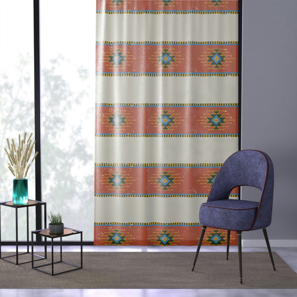 Sheer Window Curtain, Rio Canyon Speckled Print