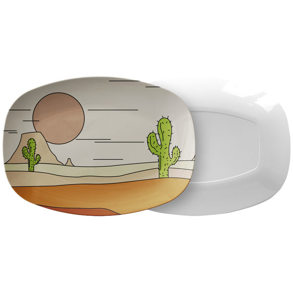 Serving Platter Plastic Midwest Desert Scene 10 x 14"