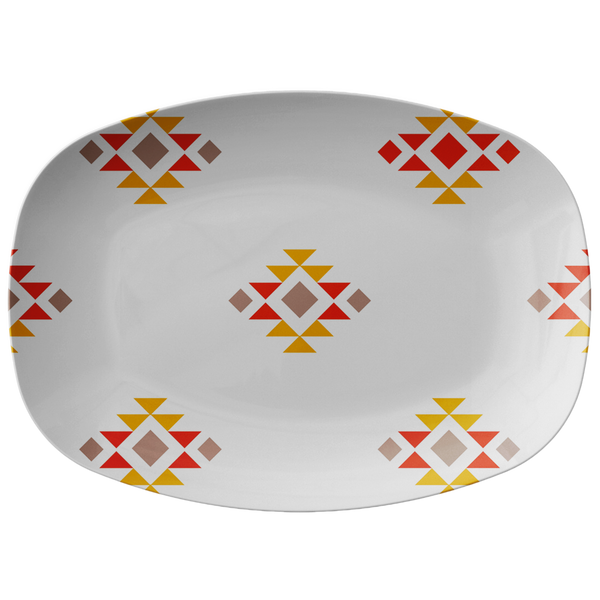 Serving Platter Plastic Southwestern Bohemian Platter